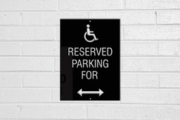 Custom Parking Sign Made Of Aluminum, Reserved Parking Sign, Personalized Parking Sign, Employee Parking Sign, Laser Cut Metal Signs Custom Gift Ideas 14x14IN