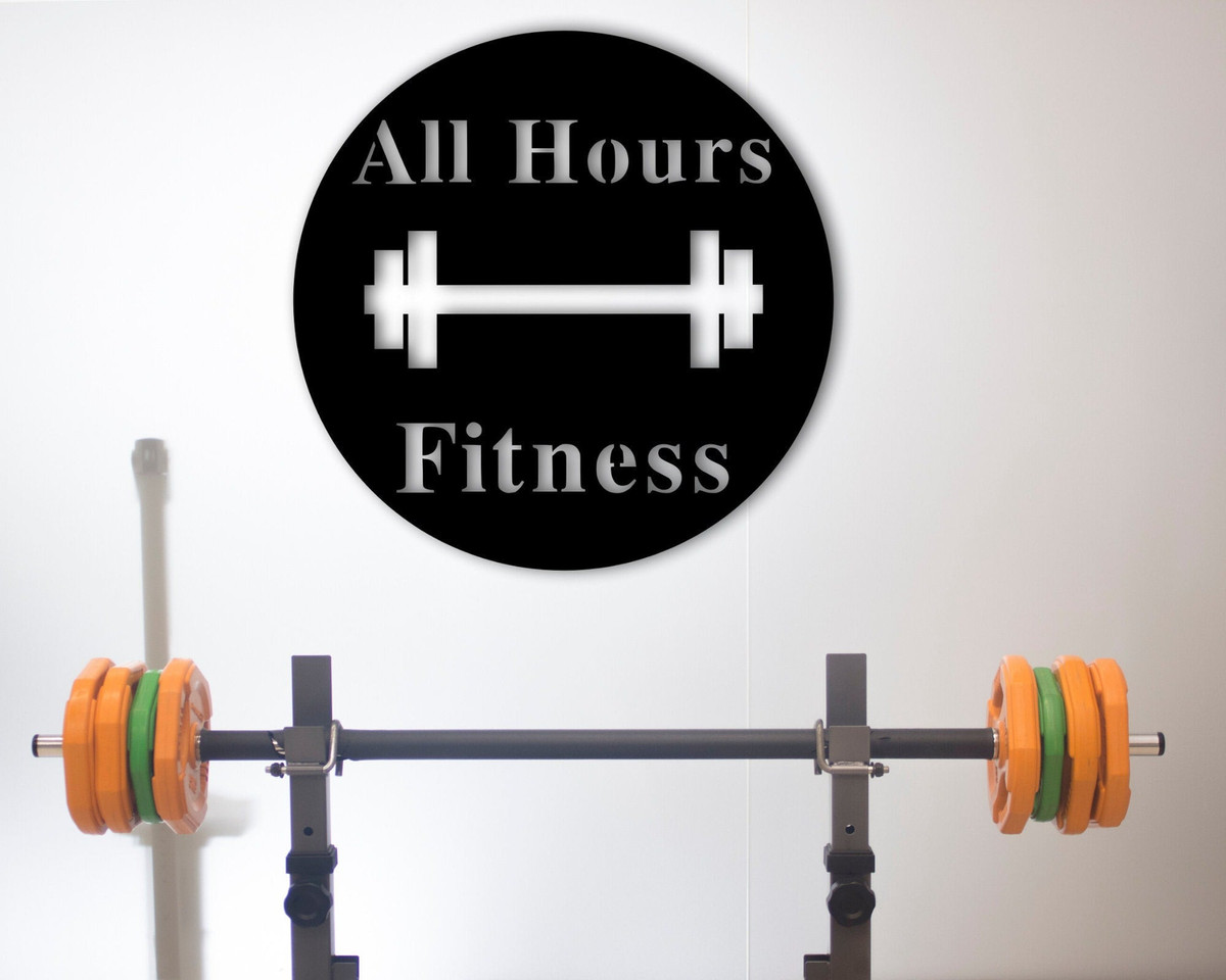 Personalized Home Gym Signs For Workout Room, Personalized Metal Sign, Home Gym Wall Art,home Gym Decor Personalized Gym Sign Weight Lifting, Metal Laser Cut Metal Signs Custom Gift Ideas 12x12IN