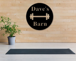 Personalized Home Gym Signs For Workout Room, Personalized Metal Sign, Home Gym Wall Art,home Gym Decor Personalized Gym Sign Weight Lifting, Metal Laser Cut Metal Signs Custom Gift Ideas 24x24IN