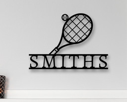 Christmas Gift, Personalized Tennis Sign, Metal Tennis Wall Art, Tennis Sign, Tennis Metal Sign, Tennis , Metal Wall Art, Sport Sign, Per, Laser Cut Metal Signs Custom Gift Ideas 12x12IN