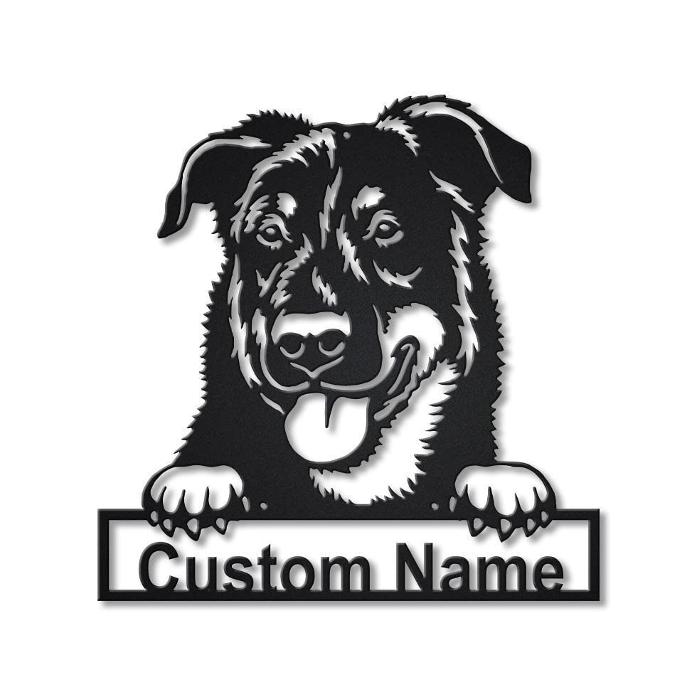 Personalized Beauceron Dog Metal Sign Art, Custom Beauceron Dog Metal Sign, Dog Gift, Animal Funny, Birthday Gift, Laser Cut Metal Signs Custom Gift Ideas 12x12IN