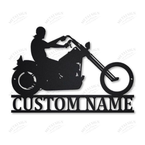 Motorcycle Personalized Metal Wall Decor Iii, Cut Metal Sign, Metal Wall Art, Metal House Sign, Metal Laser Cut Metal Signs Custom Gift Ideas 12x12IN