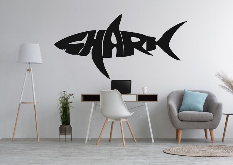 Shark Metal Sign, Metal Wall Art, Home Decor, Metal Laser Cut Metal Signs Custom Gift Ideas 12x12IN