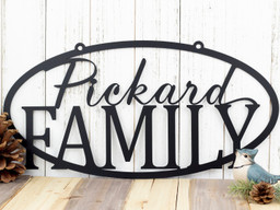 Custom Family Name Metal Sign, Custom Sign, Outdoor Sign, Family Name Sign, Last Name Sign, Metal Wall Art, Wall Decor, Personalized, Laser Cut Metal Signs Custom Gift Ideas 14x14IN