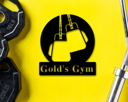Personalized Metal Gym Sign, Custom Gym Business Name Sign, Gym Sign, Home Workout Name Sign, Gift For Workout Lover, Exercise Nut Decor, Metal Laser Cut Metal Signs Custom Gift Ideas 14x14IN