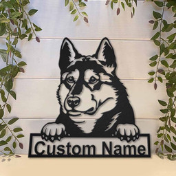 Personalized West Siberian Laika Dog Metal Sign Art, Custom West Siberian Laika Dog Metal Sign, Dog Gift, Birthday Gift, Animal Funny, Laser Cut Metal Signs Custom Gift Ideas 14x14IN