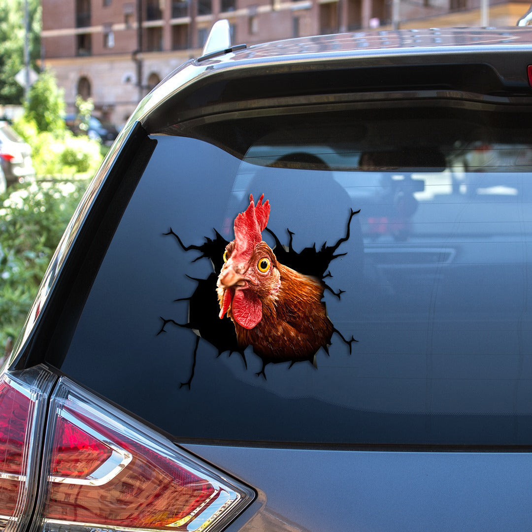 Chicken Decals For Walls Fun Art Stickers Gifts For Wife, Cheap Bumper ...