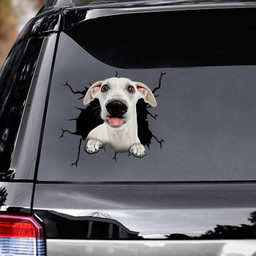 Whippets Crack Decal For Car Window Funny Memes Computer Stickers , Jaguar Logo Sticker 12x12IN 2PCS
