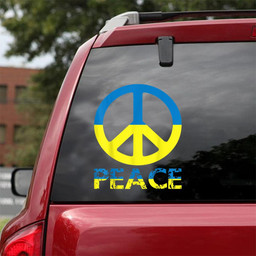 Peace In Ukraine Sticker Car Vinyl Decal Sticker 12x12IN 2PCS
