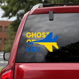Ghost Of Kievkiyv Sticker Car Vinyl Decal Sticker 12x12IN 2PCS