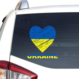 For Ukraine People Peace Sticker Car Vinyl Decal Sticker 18x18IN 2PCS