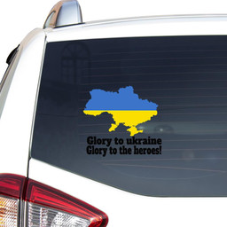 Glory to ukraine Glory to the heroes Essential T Shirt Car Vinyl Decal Sticker 18x18IN 2PCS