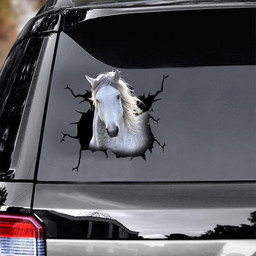Andalusian Horse Crack Cuteness Sticker Ideas For Horse Lover Car Vinyl Decal Sticker Window Decals, Peel and Stick Wall Decals