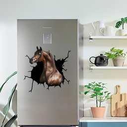 Arabian Horse Crack Window Decal Custom 3d Car Decal Vinyl Aesthetic Decal Funny Stickers Home Decor Gift Ideas Car Vinyl Decal Sticker Window Decals, Peel and Stick Wall Decals