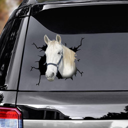 Andalusian Horse Crack Decal For Cuteness Sticker Ideas For Coworkers.Png Car Vinyl Decal Sticker Window Decals, Peel and Stick Wall Decals