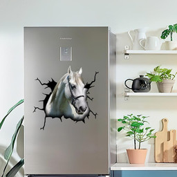 Andalusian Horse Crack Window Decal Custom 3d Car Decal Vinyl Aesthetic Decal Funny Stickers Home Decor Gift Ideas Car Vinyl Decal Sticker Window Decals, Peel and Stick Wall Decals
