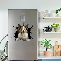 Border Collie Crack Window Decal Custom 3d Car Decal Vinyl Aesthetic Decal Funny Stickers Cute Gift Ideas Ae10191 Car Vinyl Decal Sticker Window Decals, Peel and Stick Wall Decals