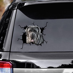 Bulldog Terrier Crack Funny Decals Birthday Gift For Sister Car Vinyl Decal Sticker Window Decals, Peel and Stick Wall Decals