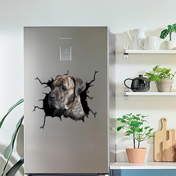 Bulldog Terrier Crack Funny Decals Gift For Dog Lover Car Vinyl Decal Sticker Window Decals, Peel and Stick Wall Decals