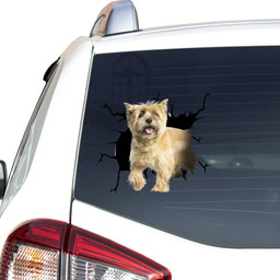 Cairn Terriers Crack Window Decal Custom 3d Car Decal Vinyl Aesthetic Decal Funny Stickers Home Decor Gift Ideas Car Vinyl Decal Sticker Window Decals, Peel and Stick Wall Decals