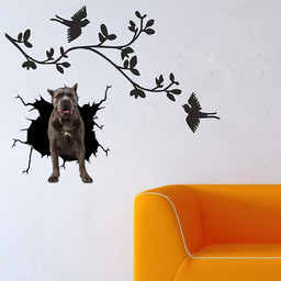 Cane Corso Crack Window Decal Custom 3d Car Decal Vinyl Aesthetic Decal Funny Stickers Cute Gift Ideas Ae10299 Car Vinyl Decal Sticker Window Decals, Peel and Stick Wall Decals