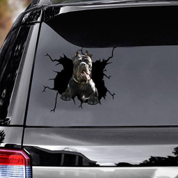 Cane Corso Crack Window Decal Custom 3d Car Decal Vinyl Aesthetic Decal Funny Stickers Cute Gift Ideas Ae10298 Car Vinyl Decal Sticker Window Decals, Peel and Stick Wall Decals
