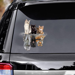 Cats Shade Tigers Animal Car Window Funny Gifs Custom Car Vinyl Car S Gift Tag.Png Car Vinyl Decal Sticker Window Decals, Peel and Stick Wall Decals