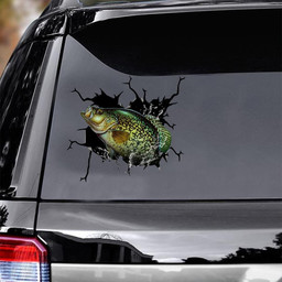 Cappie Fishing Crack Window Decal Custom 3d Car Decal Vinyl Aesthetic Decal Funny Stickers Home Decor Gift Ideas Car Vinyl Decal Sticker Window Decals, Peel and Stick Wall Decals