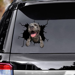 Cane Corso Crack Window Decal Custom 3d Car Decal Vinyl Aesthetic Decal Funny Stickers Cute Gift Ideas Ae10297 Car Vinyl Decal Sticker Window Decals, Peel and Stick Wall Decals