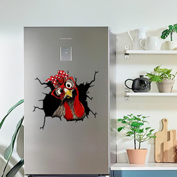 Chicken Crack Window Decal Custom 3d Car Decal Vinyl Aesthetic Decal Funny Stickers Cute Gift Ideas Ae10328 Car Vinyl Decal Sticker Window Decals, Peel and Stick Wall Decals
