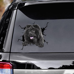 Chow Chow Crack Window Decal Custom 3d Car Decal Vinyl Aesthetic Decal Funny Stickers Home Decor Gift Ideas Car Vinyl Decal Sticker Window Decals, Peel and Stick Wall Decals