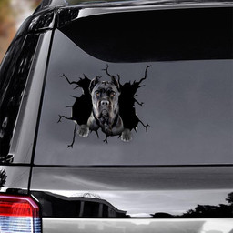 Funny Cane Corso Crack Window Decal Custom 3d Car Decal Vinyl Aesthetic Decal Funny Stickers Home Decor Gift Ideas Car Vinyl Decal Sticker Window Decals, Peel and Stick Wall Decals