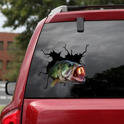 Funny Bass Fishing S For Cars Your Cute Cricut S Mother Day Gift Ideas.Png Car Vinyl Decal Sticker Window Decals, Peel and Stick Wall Decals 18x18IN 2PCS