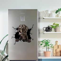 Great Dane Dog Breeds Dogs Puppy Crack Window Decal Custom 3d Car Decal Vinyl Aesthetic Decal Funny Stickers Cute Gift Ideas Ae10598 Car Vinyl Decal Sticker Window Decals, Peel and Stick Wall Decals