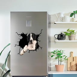 Great Dane Dog Breeds Dogs Puppy Crack Window Decal Custom 3d Car Decal Vinyl Aesthetic Decal Funny Stickers Cute Gift Ideas Ae10600 Car Vinyl Decal Sticker Window Decals, Peel and Stick Wall Decals