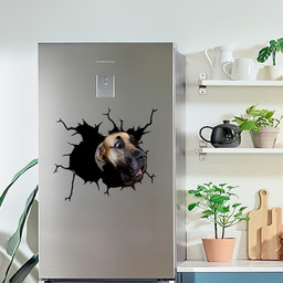 Great Dane Dog Breeds Dogs Puppy Crack Window Decal Custom 3d Car Decal Vinyl Aesthetic Decal Funny Stickers Cute Gift Ideas Ae10615 Car Vinyl Decal Sticker Window Decals, Peel and Stick Wall Decals