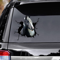 Gypsy Vanners Horse Crack Window Decal Custom 3d Car Decal Vinyl Aesthetic Decal Funny Stickers Home Decor Gift Ideas Car Vinyl Decal Sticker Window Decals, Peel and Stick Wall Decals
