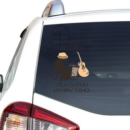Guitar Dog Album Likeable Vinyl S Gift.Png Car Vinyl Decal Sticker Window Decals, Peel and Stick Wall Decals