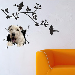 Irish Wolfhound Crack Window Decal Custom 3d Car Decal Vinyl Aesthetic Decal Funny Stickers Home Decor Gift Ideas Car Vinyl Decal Sticker Window Decals, Peel and Stick Wall Decals