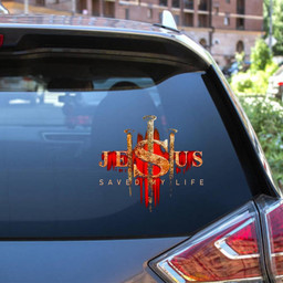 Jesus Cross Decals For Walls Decal Stickers Thank You Car Vinyl Decal Sticker Window Decals, Peel and Stick Wall Decals 12x12IN 2PCS