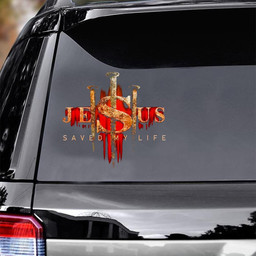 Jesus Cross Decals For Walls Decal Stickers Thank You Car Vinyl Decal Sticker Window Decals, Peel and Stick Wall Decals