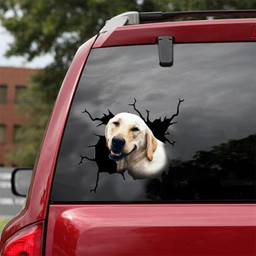 Labrador Dog Breeds Dogs Funny Gifts For Dog Lover Car Vinyl Decal Sticker Window Decals, Peel and Stick Wall Decals 18x18IN 2PCS