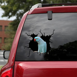 Norwegian Blue Parrot Crack Best Friend Christmas Gifts Car Vinyl Decal Sticker Window Decals, Peel and Stick Wall Decals 18x18IN 2PCS