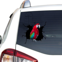 Parrot Crack Sticker Humor Stickers Anniversary Gift For Wife Car Vinyl Decal Sticker Window Decals, Peel and Stick Wall Decals
