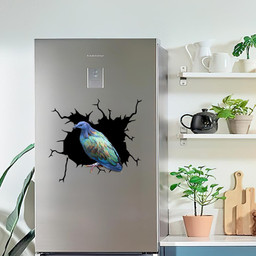 Parrot Crack Window Decal Custom 3d Car Decal Vinyl Aesthetic Decal Funny Stickers Cute Gift Ideas Ae10860 Car Vinyl Decal Sticker Window Decals, Peel and Stick Wall Decals