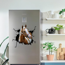 Paint Horse Crack Window Decal Custom 3d Car Decal Vinyl Aesthetic Decal Funny Stickers Home Decor Gift Ideas Car Vinyl Decal Sticker Window Decals, Peel and Stick Wall Decals