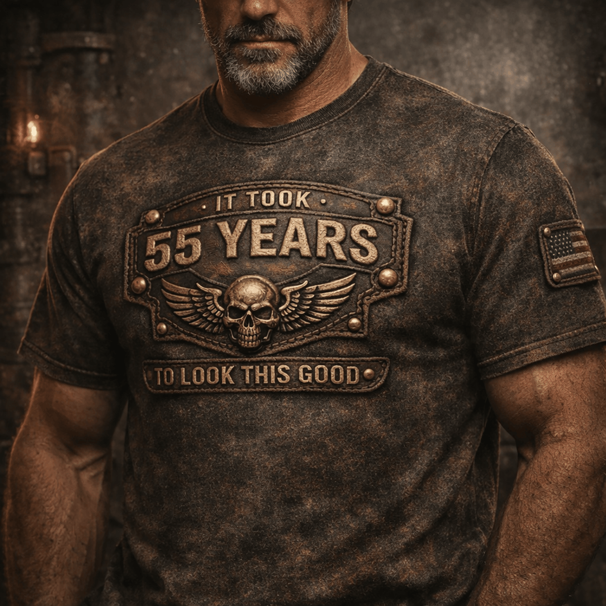 It Took 55 Years To Look This Good T Shirt, 55th Birthday Shirt For Men ...