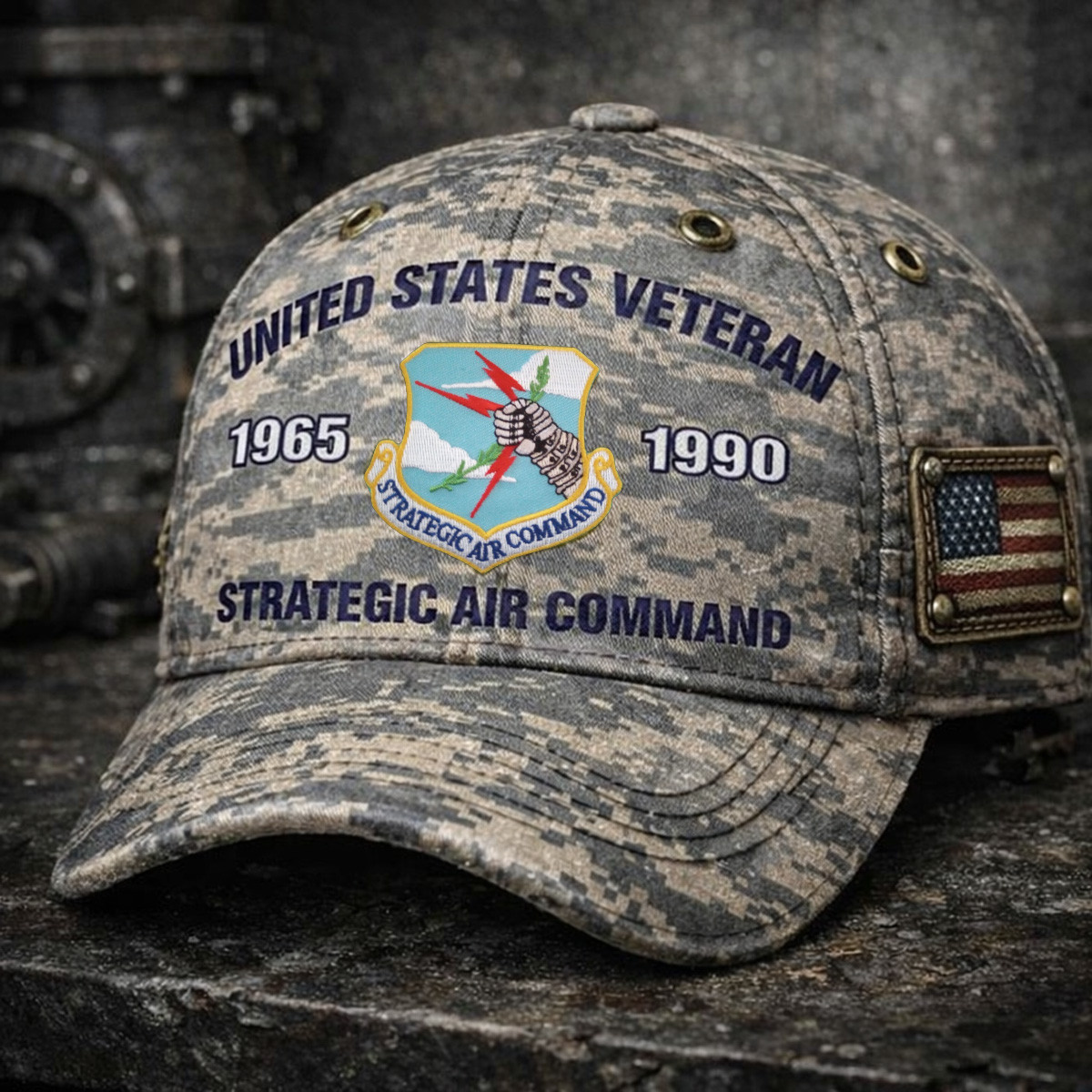 Printed Hat With United States Veteran 1965 1990 Strategic Air Command ...