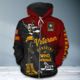Armed Forces Army Veteran Military Soldier Hoodie, Veterans Day Gifts