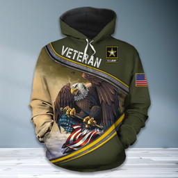 Armed Forces Army Veteran Military Soldier Eagle Unisex Hoodie